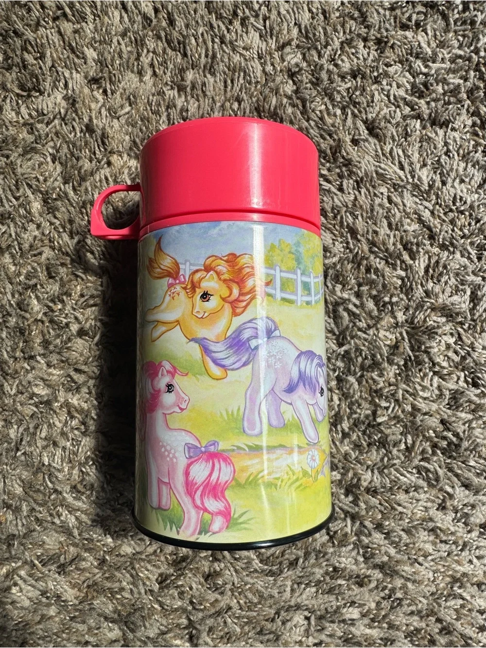 My Little Pony Pink Lid Pony Print Drink Bottle